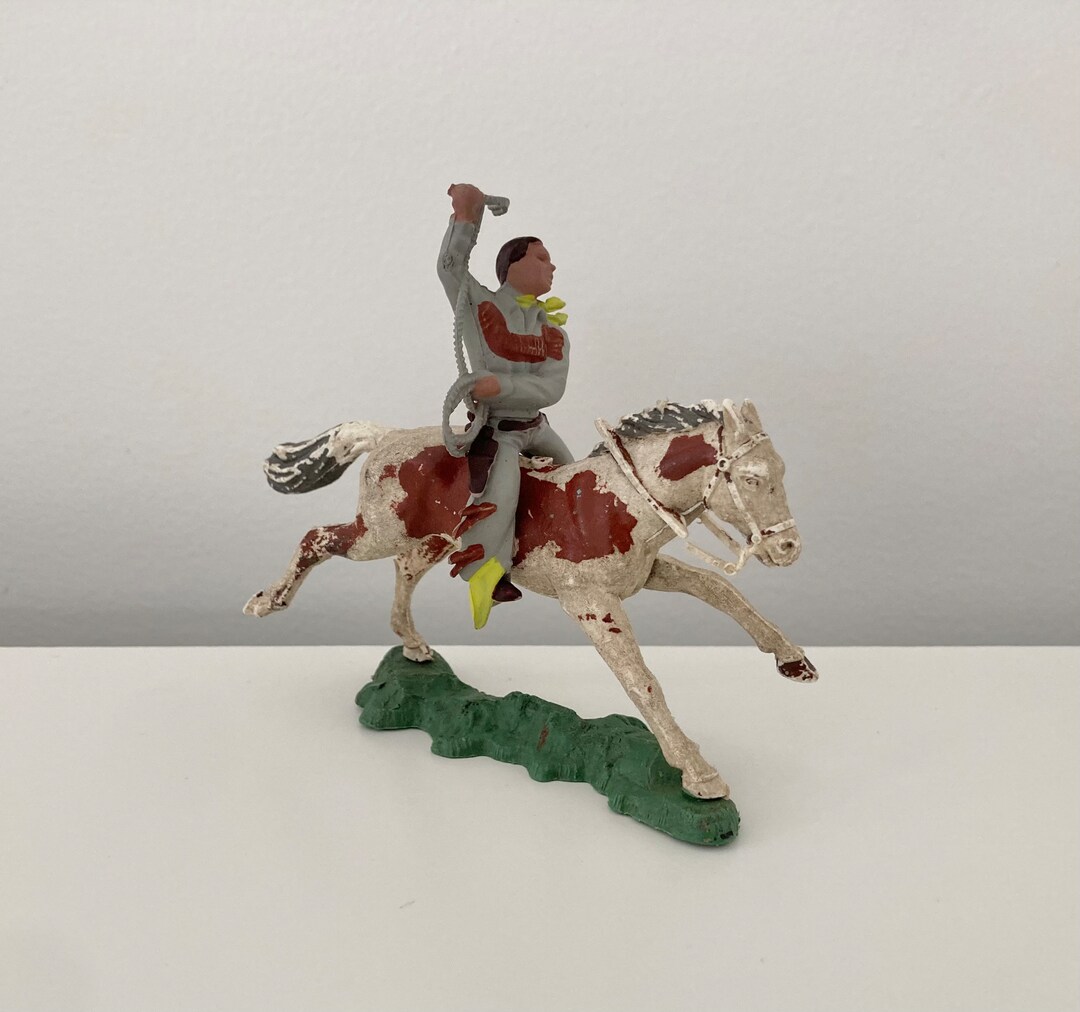 Britains Herald – Cowboy Radeau Avec 2 Figurines (réf 4601) – Vintage