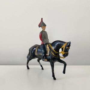 Vintage Johillco Lead Toy Soldier: Mounted Life Guard Trooper