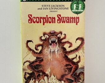 Fighting Fantasy Game Book 8 SCORPION SWAMP Erstausgabe Steve Jackson