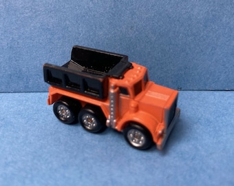 MICRO MACHINES City Service Collection Orange Truck GALOOB Vintage 1986