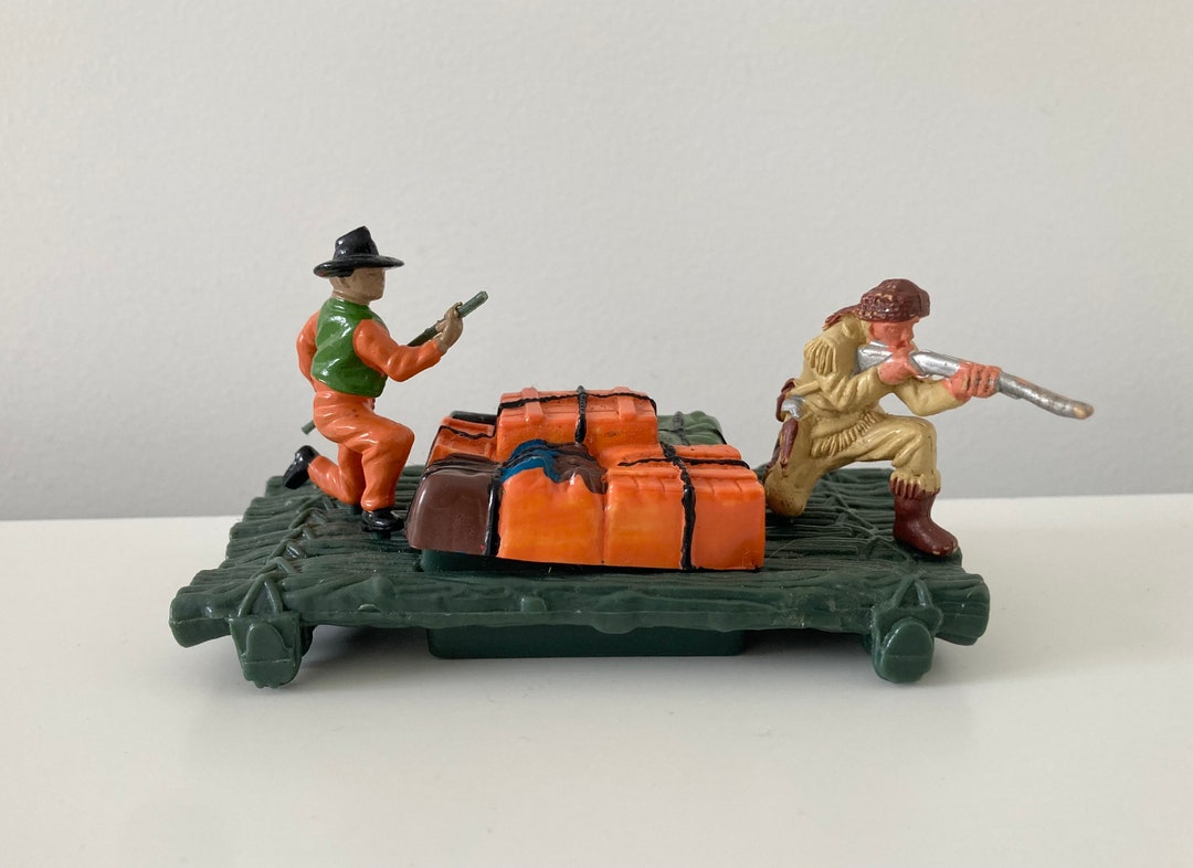 BRITAINS DEETAIL Cowboy Trapper Raft Set Vintage Rare - Etsy