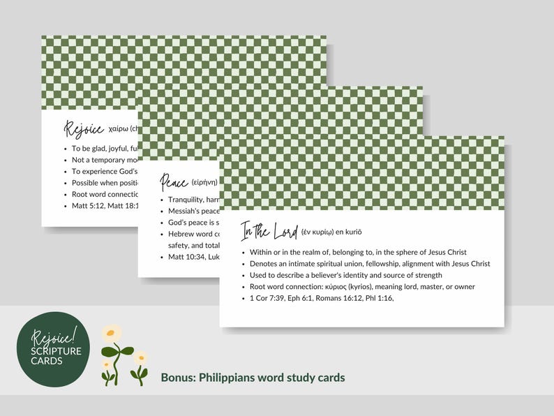 Rejoice Scripture Cards - A Collection of Key Verses From the Book of ...