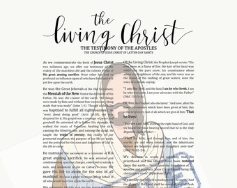 THE LIVING CHRIST Printable Jesus Christ Picture Wall Art - Etsy