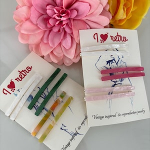 Bobby pin , vintage bobby pin , hair accesories