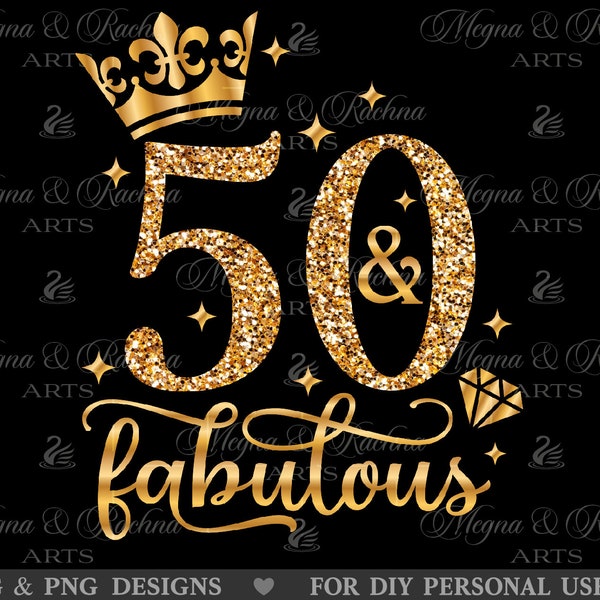 50 and Fabulous - Etsy