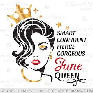 June Queen Svg Png, Ta Królowa Urodziła Się w Czerwcu Svg, Urodziny Czerwca Svg, Urodziny Czerwca Królowej Svg, Dziewczyna Czerwca Svg Png, Jestem Królową Czerwca Svg Png