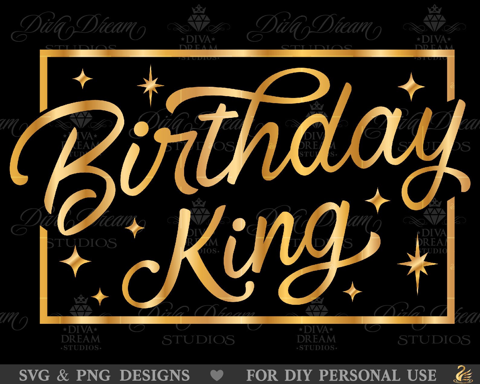 Geburtstag König Svg Herren Geburtstag svg Geburtstag Prinz Etsy