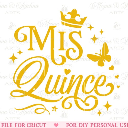 Mis Quince Svg Mis Quince Anos Svg Mis Quince Shirt Etsy Israel