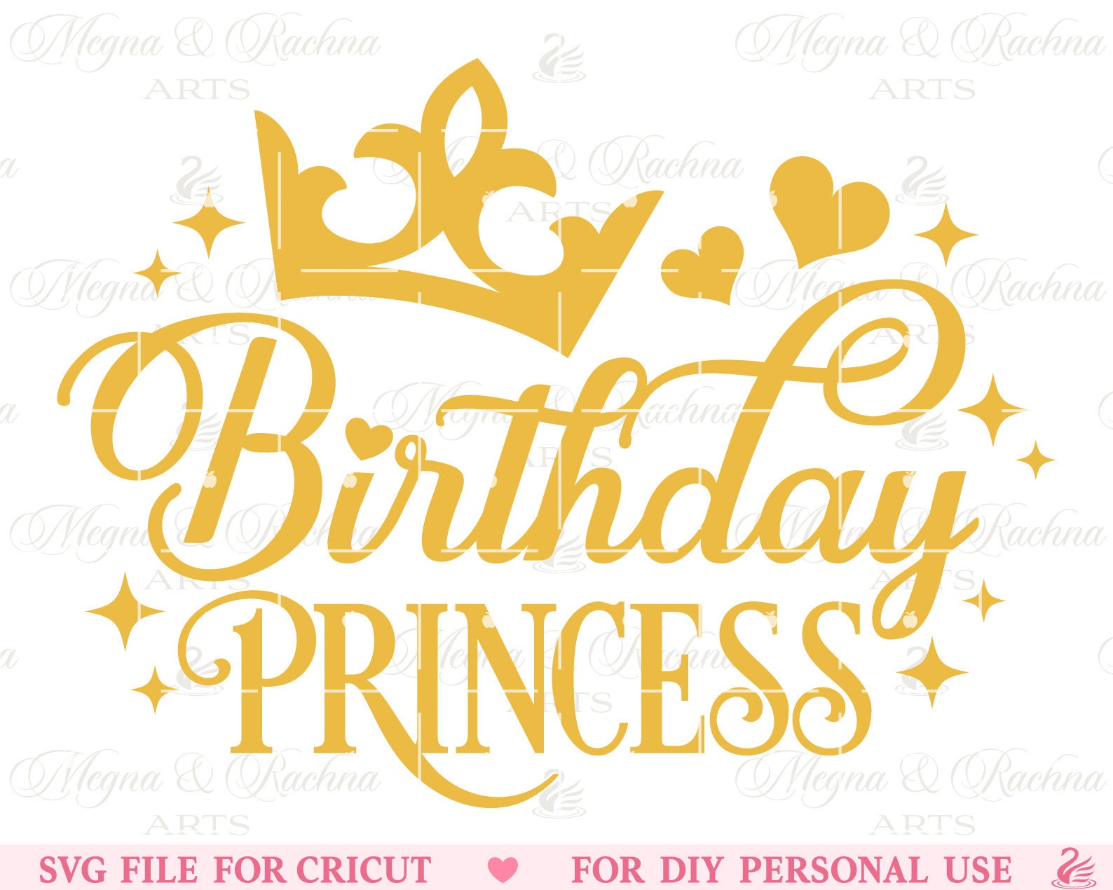 Birthday Princess Svg Birthday Svg Princess Svg Birthday - Etsy
