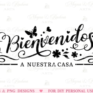 Bienvenidos A Nuestra Casa Svg, Bienvenidos Svg, Signo de Bienvenida Español Svg, Signo de Bienvenidos, Signo de Inicio Español, Bienvenido Svg, Entrada, Cricut