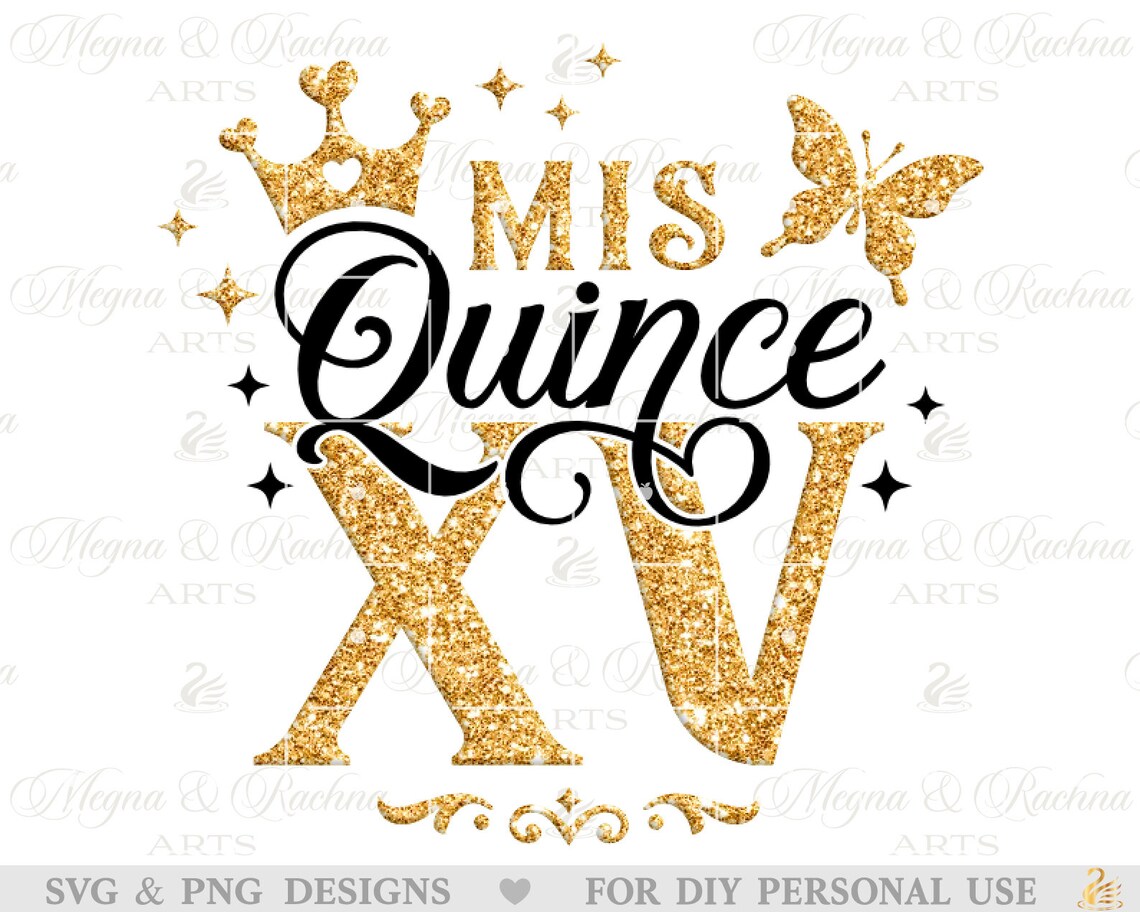 Mis Quince Svg Mis Quince XV Svgquince Squad Svg - Etsy