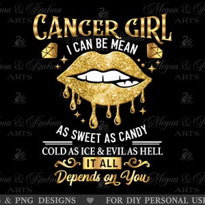 Cancer Girl I Can Be Mean svg Png, I am a Cancer Girl svg, Cancer Lips svg, Cancer Afro Queen svg, Cancer Birthday svg, Sternzeichen svg Sternzeichen