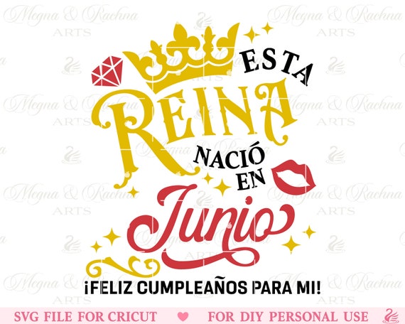 Esta Reina Nació En Junio Feliz Cumpleaños Para Mi Svg Una de junio Esta Reina Nació En Junio Feliz Cumpleaños Para Mi Svg Una