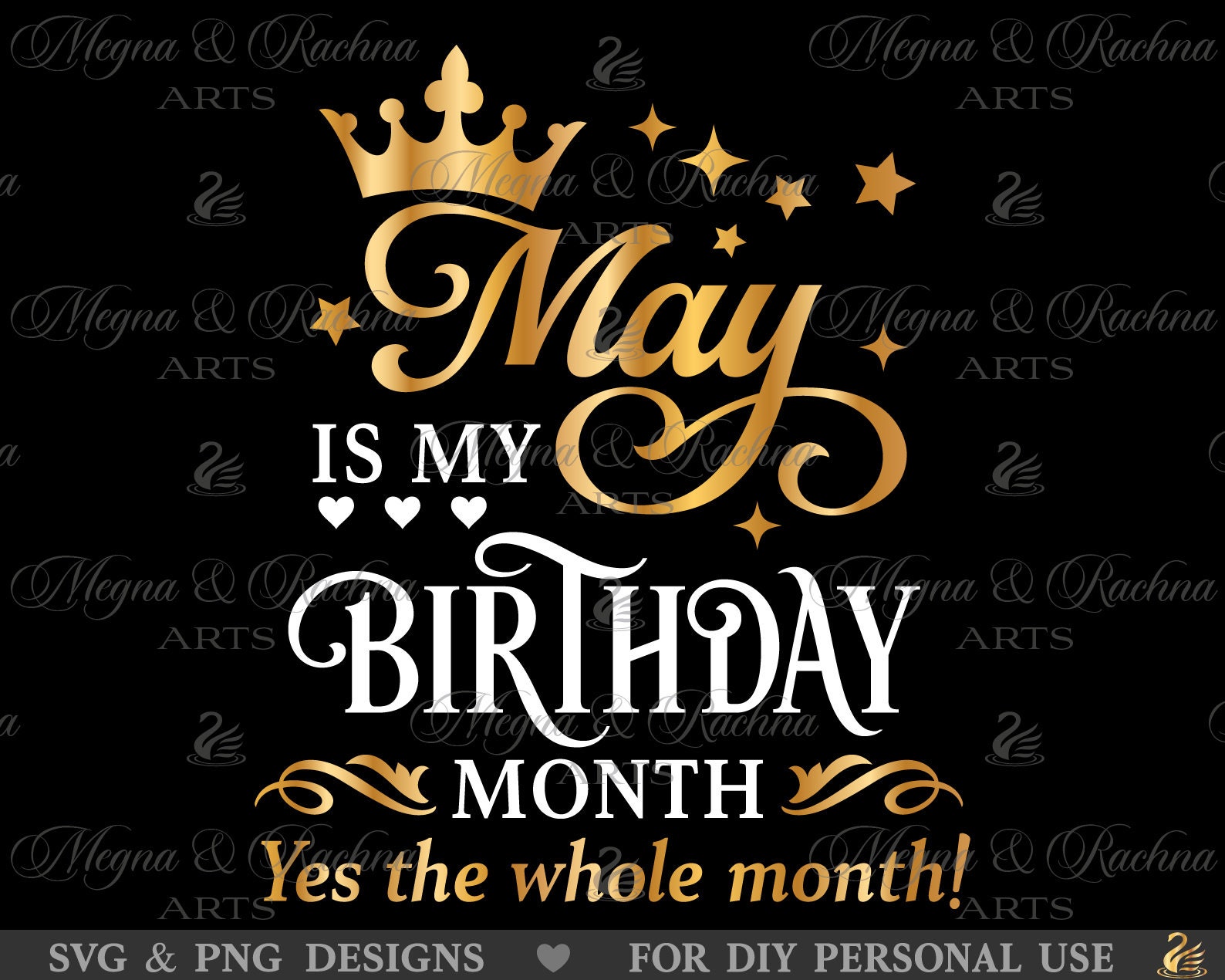 My Birthday Month Status May Is My Birthday Yes The Whole Month Svg May Queen Svg May | Etsy Ireland