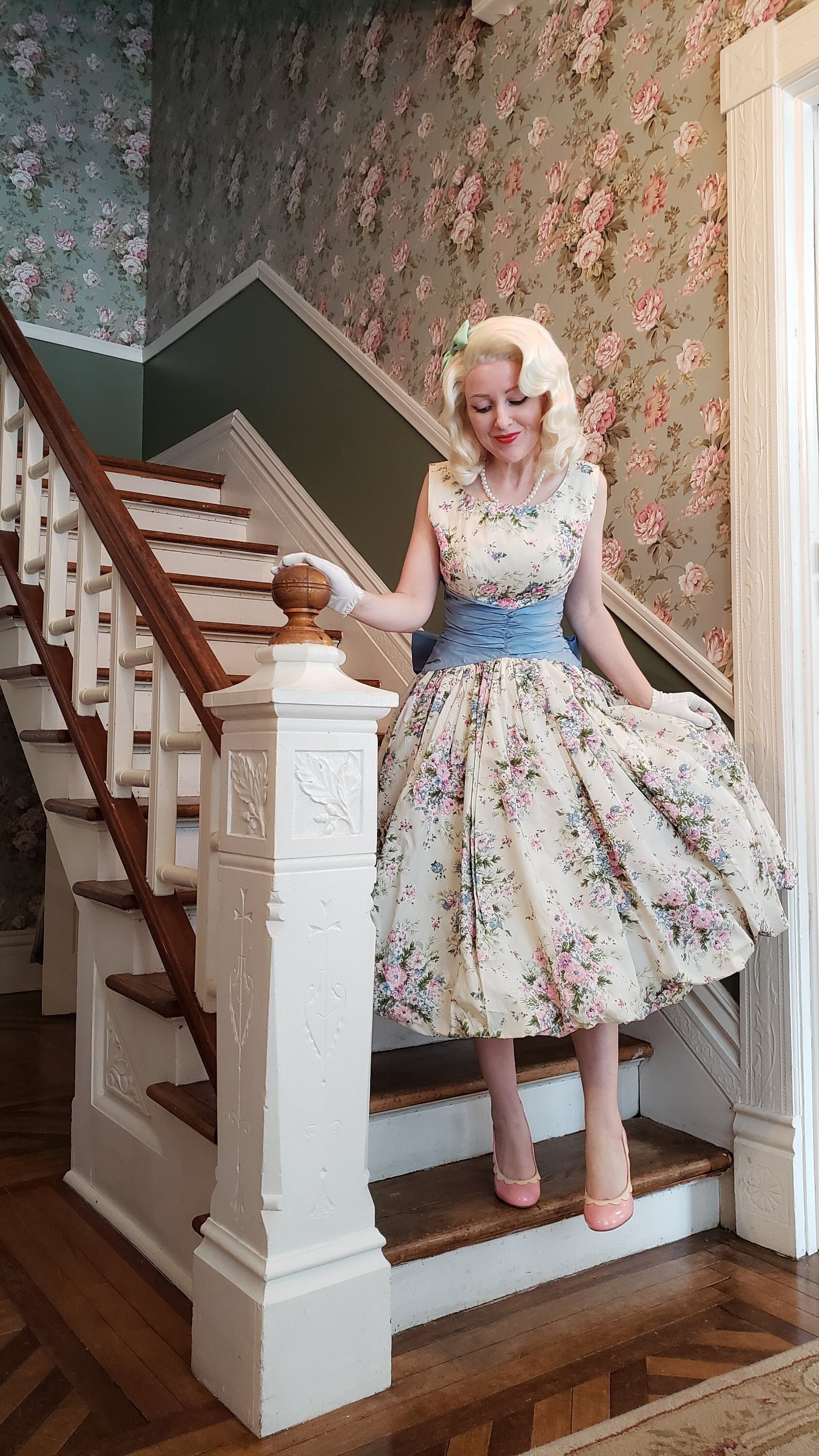 The BETTY DRAPER Vintage Floral Dress Small Euc Rare Etsy Canada
