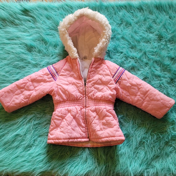 Girls Vintage Newborn Pink Winter Clothing Lot 