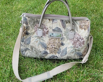 DVF Diane von Furstenberg vintage 80s floral overnight bag large purse