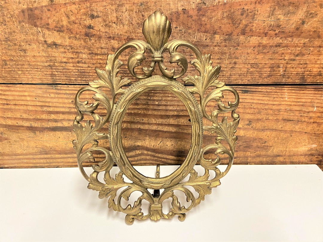 Antique Brass Photo Frame Gold Ornate Photo Frame Antique - Etsy