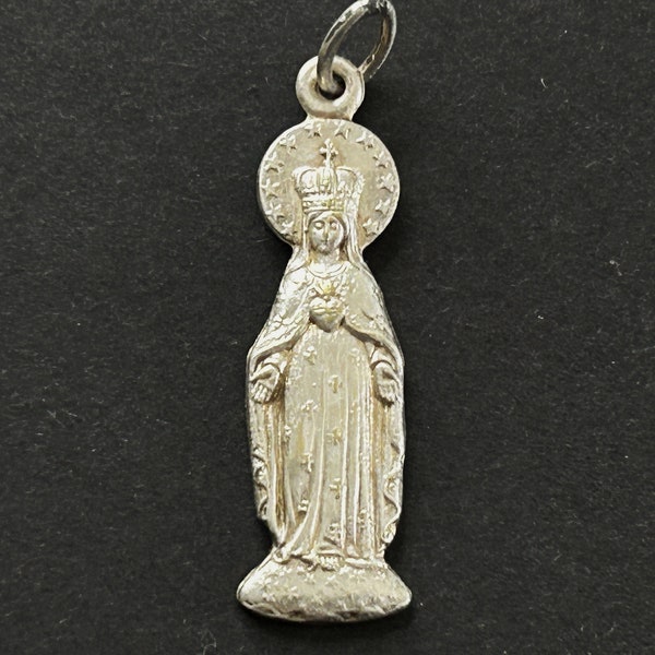 Vintage French Notre Dame Du Cap Priez Pour Nous, Our Lady of The Cape, Vntage Devotional Gift, Catholic Medal