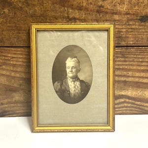 Antique Framed Photo of Woman, Gold Gilt Wood Frame, Antique Photo Frame, Mirror Frame, Antique Gold Gilt Frame