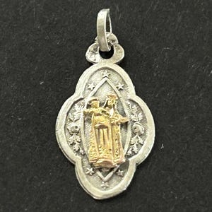 Vintage Our Lady of Good Help Religious Medal, Notre Dame de Bon Secours, Vintage Religious French Medal, Religious Pendant/Charm