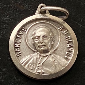 Small Vintage St. Anthony Mary Claret Relic Medal, Vintage Relic Medal, Cloth Relic, Founder of Missionary Sons of Immaculate Heart
