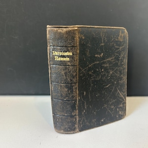 Antique 1896 Paroissien Romain, French Prayer Book, Antique French Prayer Missel, Youth Prayer Book, Christian Prayers, Religious Exercises