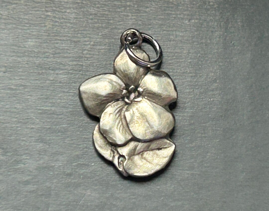 Vintage St Frances Xavier Cabrini Floral Charm, Catholic Saint Pendant ...