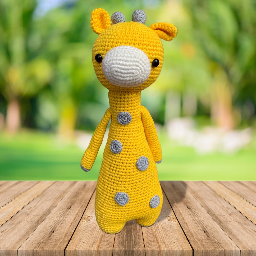 Crochet Giraffe Soft Toy Plushie Amigurumi Ziggy Giraffe for Baby