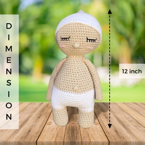 Cute Crochet Dolls for Sale Amigurumi Baby Doll Set Cute Miniature Doll Toy Handmade Doll Gifts for Girls Stuffed Doll Pair image 4