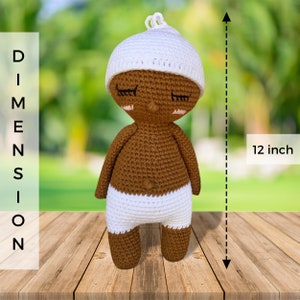 Cute Crochet Dolls for Sale Amigurumi Baby Doll Set Cute Miniature Doll Toy Handmade Doll Gifts for Girls Stuffed Doll Pair image 5