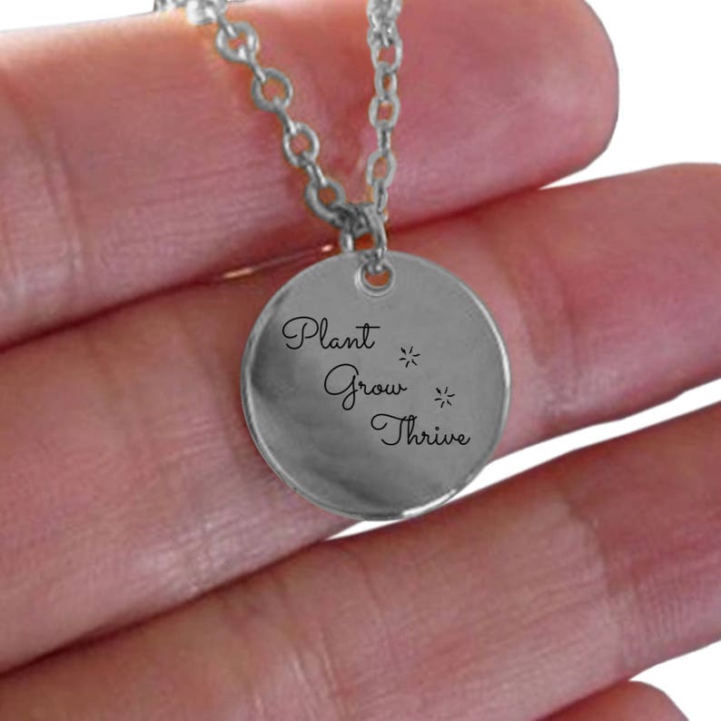 Plant Grow Thrive Necklace