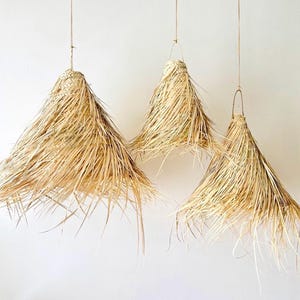 Straw pendant light – Moroccan pendant light