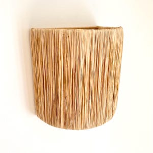 Raffia Wall Light