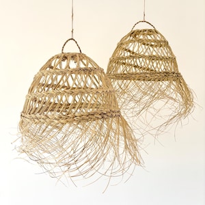 Straw pendant light – Moroccan light fixture