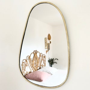 Brass mirror