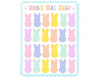 Don’t eat peep, printable game, kids game, kids activity sheet, kids activity, Easter activity sheet, Easter printable sheet, Easter game