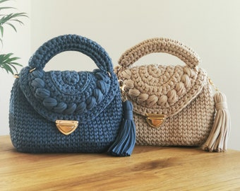 Luxury Unique Crochet Handbag, Isabella handbag, Handmade crochet handbag, Crochet bag, Crochet bag purse