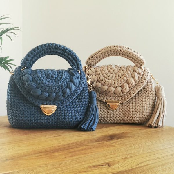 Crochet Handbag - Etsy