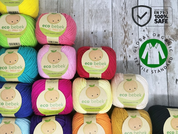 Organic Cotton Yarn Gots Certificate Knitting Yarn Crochet Etsy Organic Cotton Yarn Gots Certificate Knitting Yarn Crochet Etsy