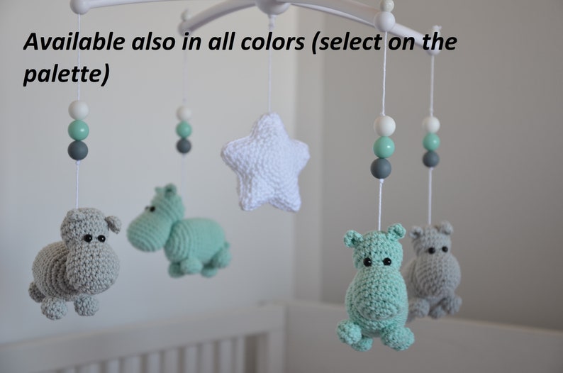 DIY Baby Mobile Kit Kit for Baby Mobile Hippo Mobile Etsy