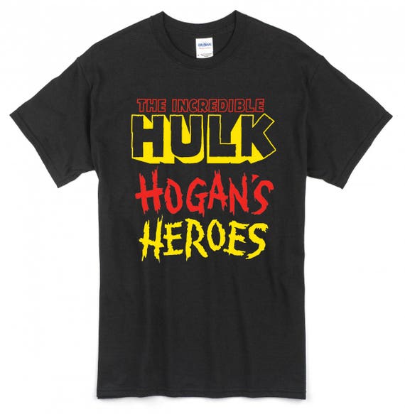 Hulk Hogan Running Wild Hulkamania Mens Black T-shirt - Extreme Wrestling  Shirts