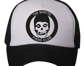 Misfits 'Fiend Club' Trucker Hat (Snapback Style) One size fits all!