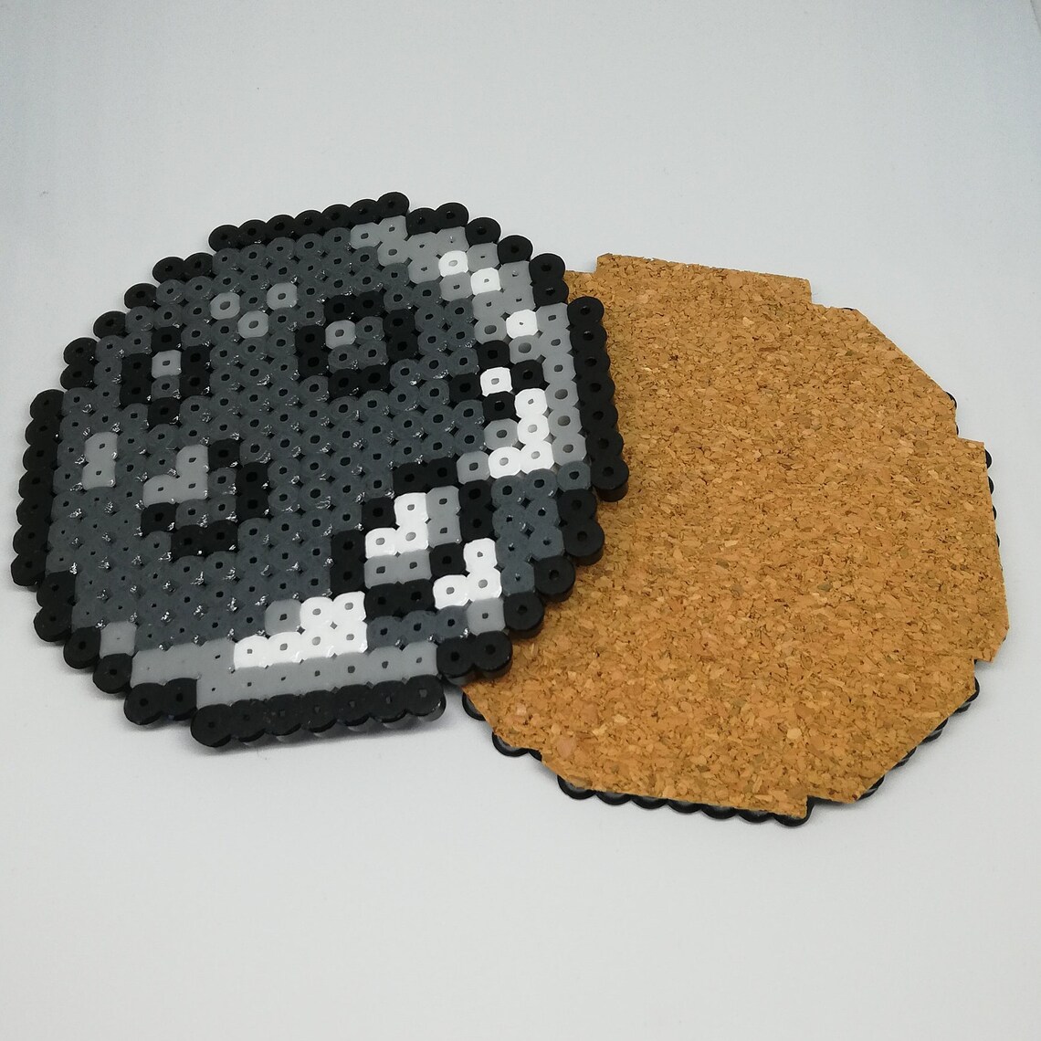 Lunar Moon Hama Bead Perler Bead Coasters Decorations Etsy