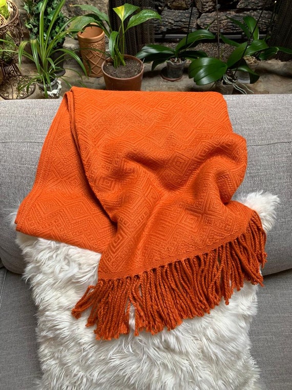 Luxury Handmade Alpaca Throw Blanket. Handloomed. 52 X Etsy
