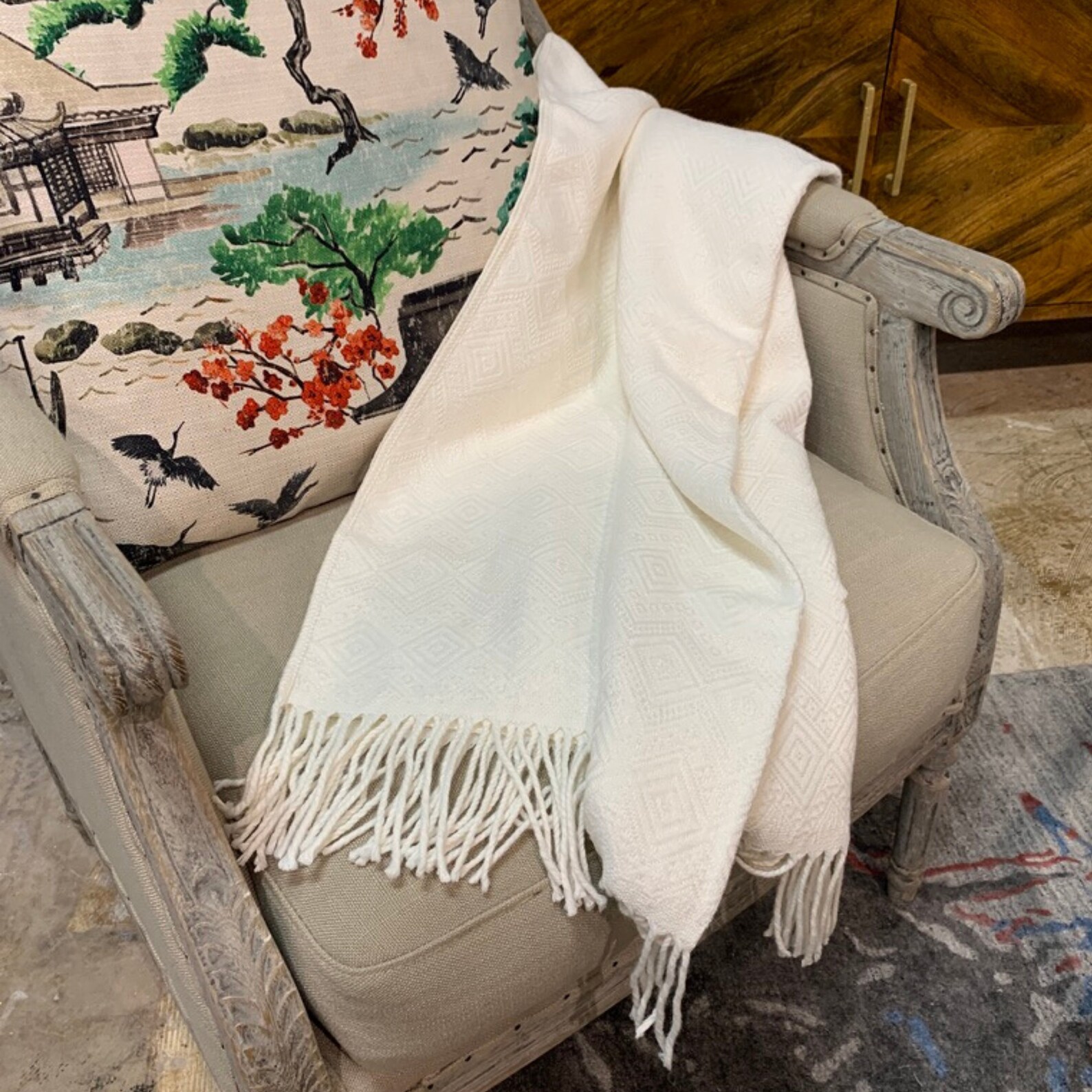 Handmade Luxury Alpaca Throw Blanket. Handloomed. 52 X Etsy