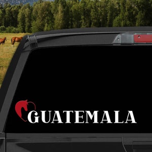 Guatemala Decal Stickers para Carros Calcomanias para Autos Guatemala Decals for Cars and Trucks Latin Heritage
