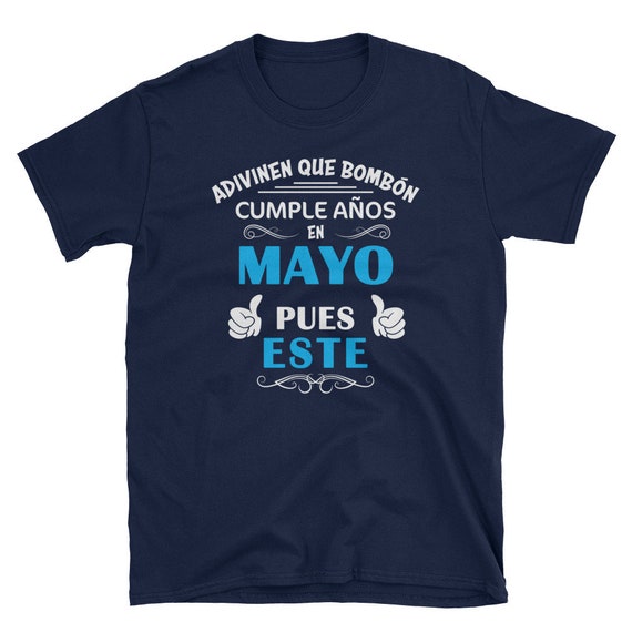 Camiseta Graciosa Cumpleanos en Mayo Funny May Birthday Tee Camiseta Unisex de Manga Corta Etsy Mexico