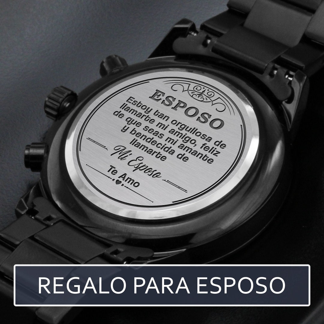 Regalo Para Esposos Reloj Con Lindo Mensaje Para Tu Esposo - Etsy