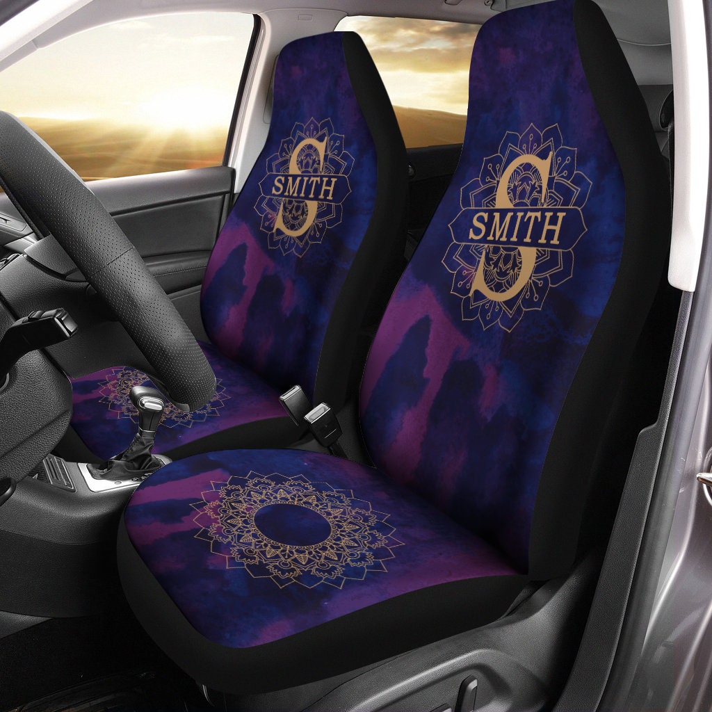 Monogram car seat covers sale